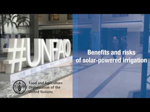 Benefits and risks of solar-powered irrigation systems — FAO