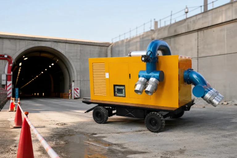 What is a mobile drainage pump?