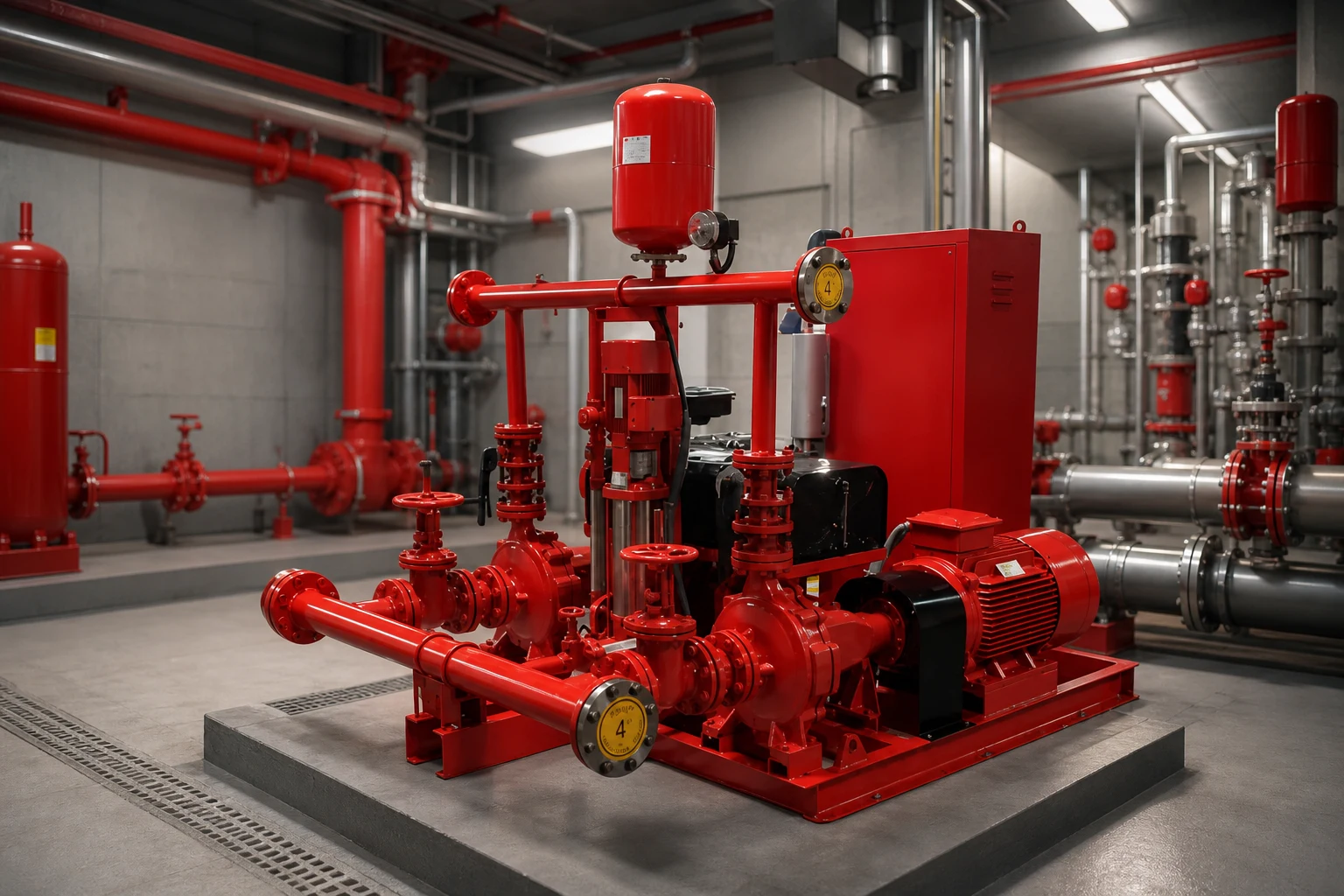 BORRAPUMP diesel fire pump shown as an enquiry route, not a project recommendation