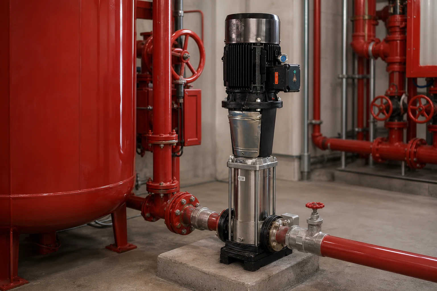 jockey pump — BORRA product in industrial facility (illustrative)