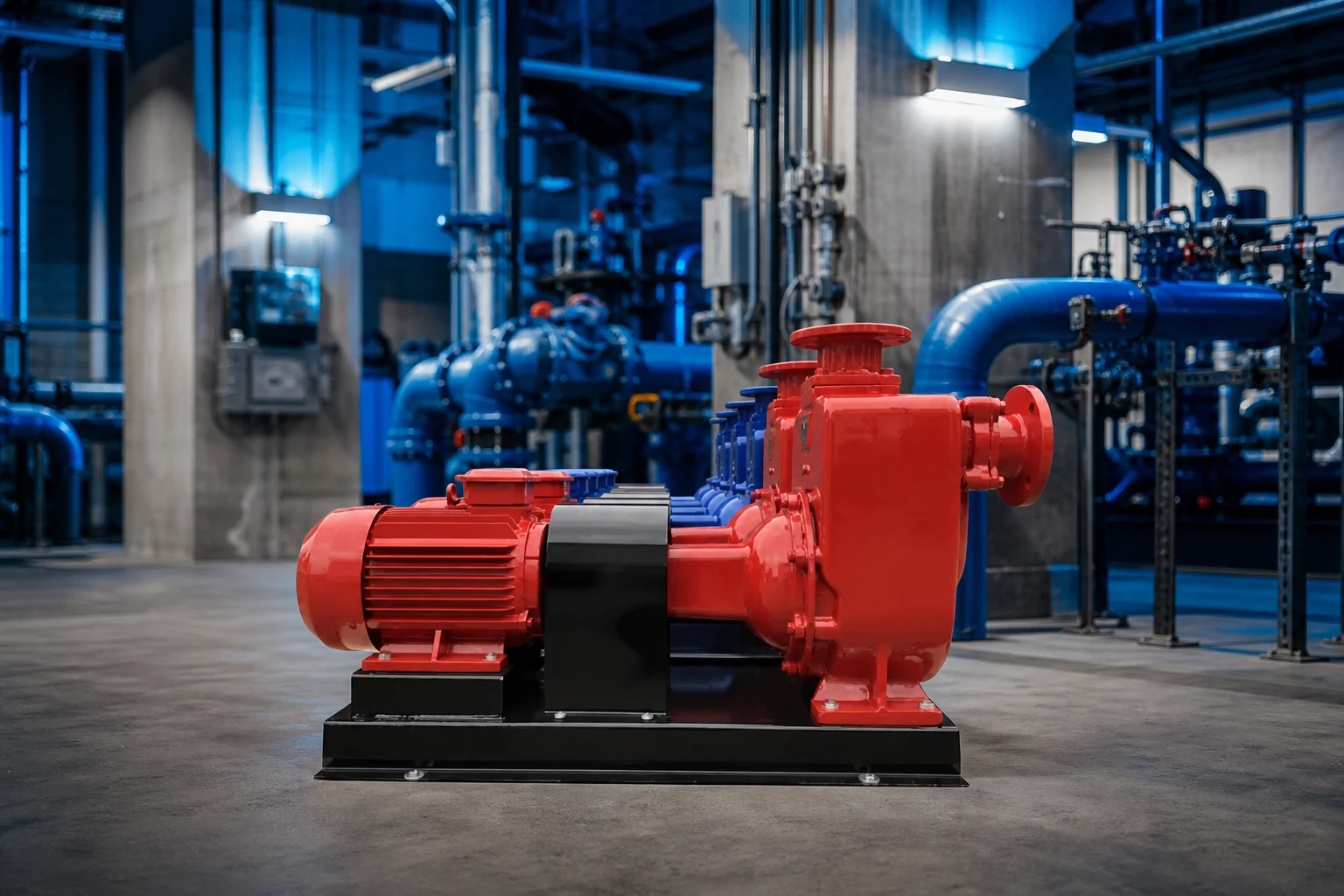 Sewage pump application for construction and wastewater duty