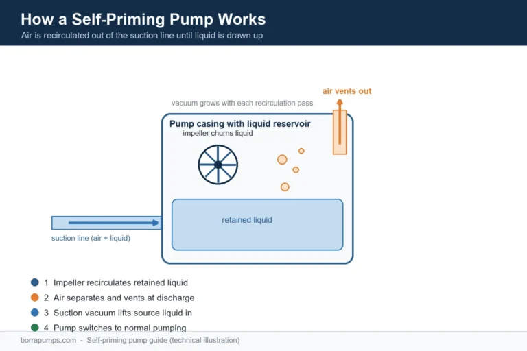 What Is a Self-Priming Pump? How It Works and Where It Fits