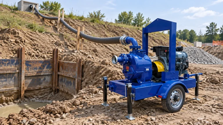 Dewatering Pump Head Calculation for Construction Sites