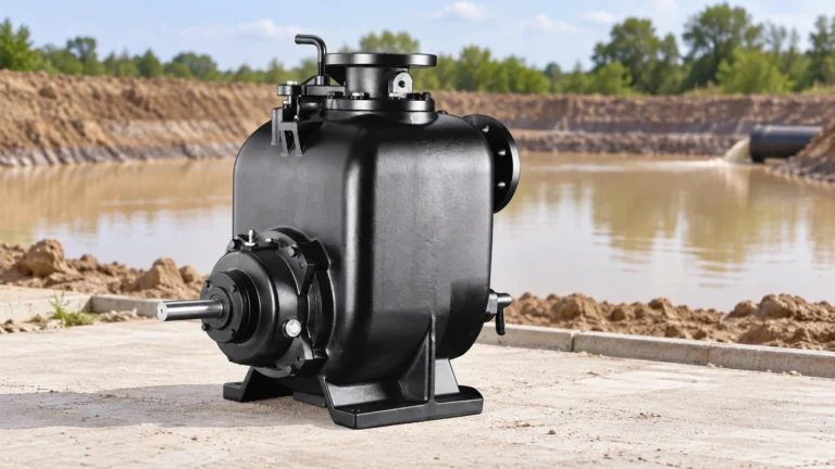 Self-Priming Pump for Muddy Water: Solids and Wear Considerations