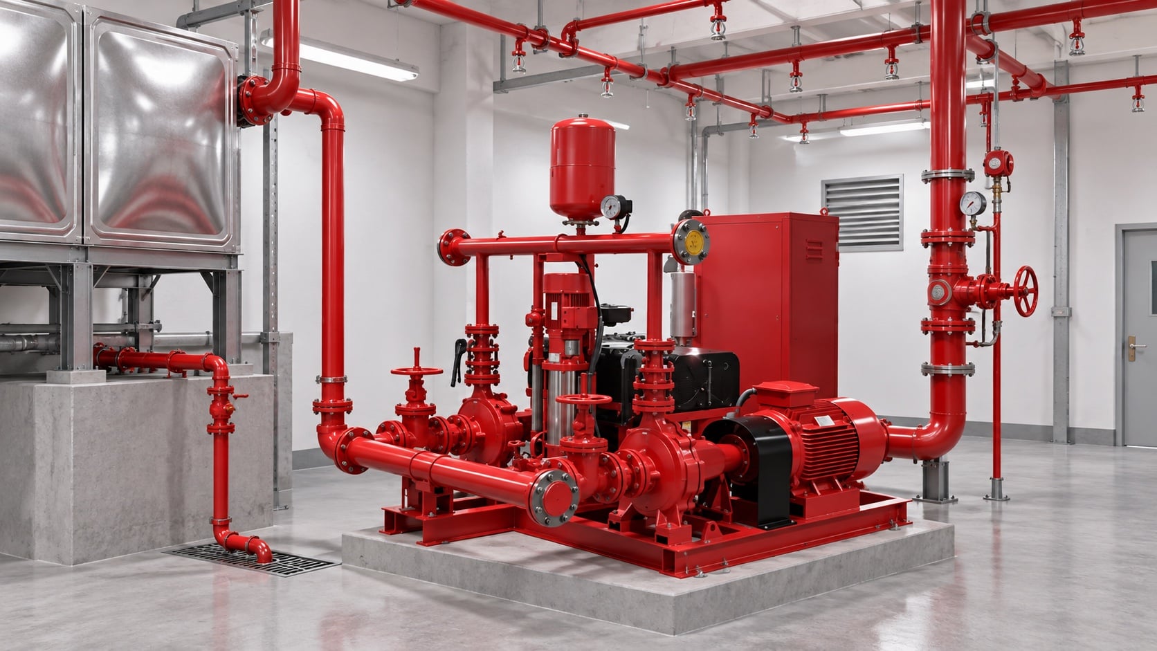How to Calculate Fire Pump Flow and Pressure for a Sprinkler System — inspection and commissioning check