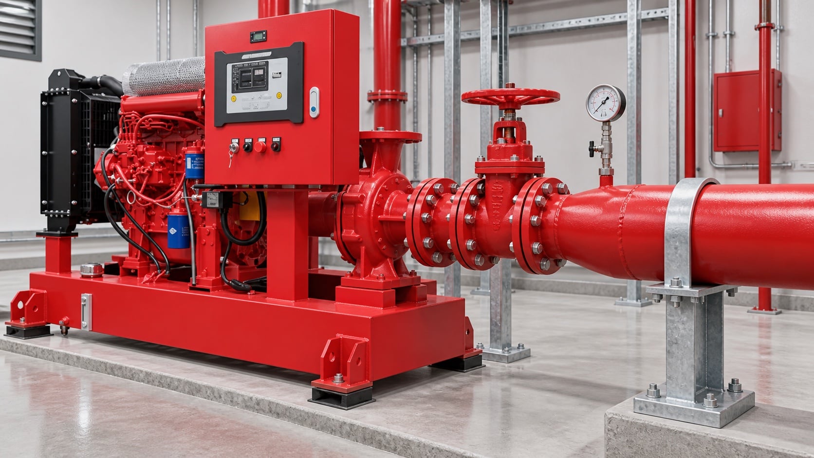 Fire Pump Suction Pipe Sizing: Velocity, Fittings, and Layout Checks — design and installation check