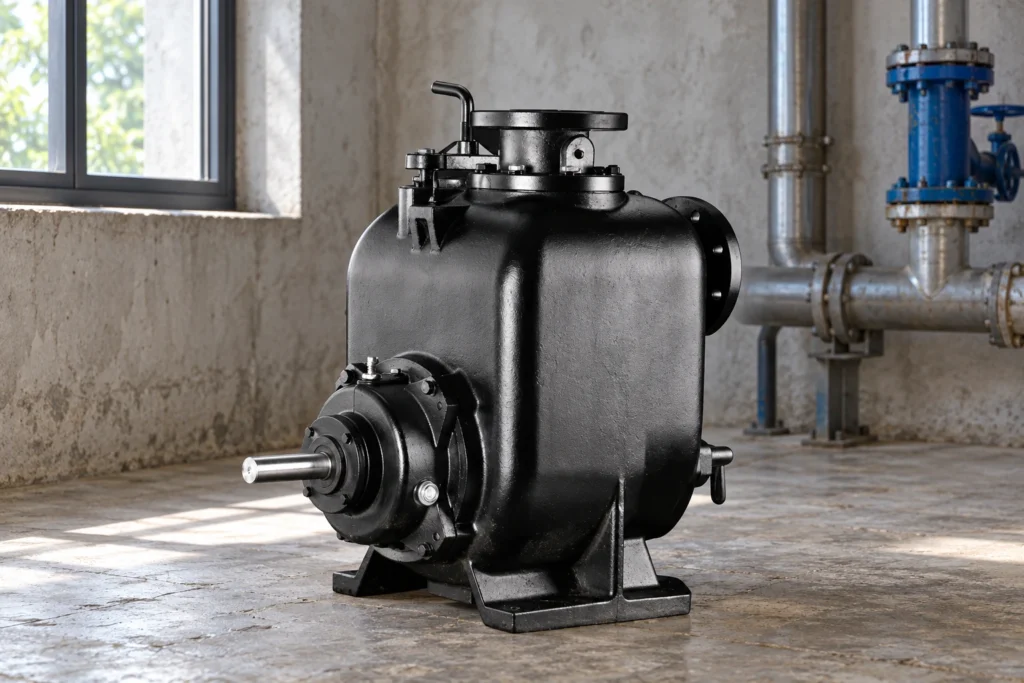 Self-Priming Pump vs Vacuum Priming System for Large Flow