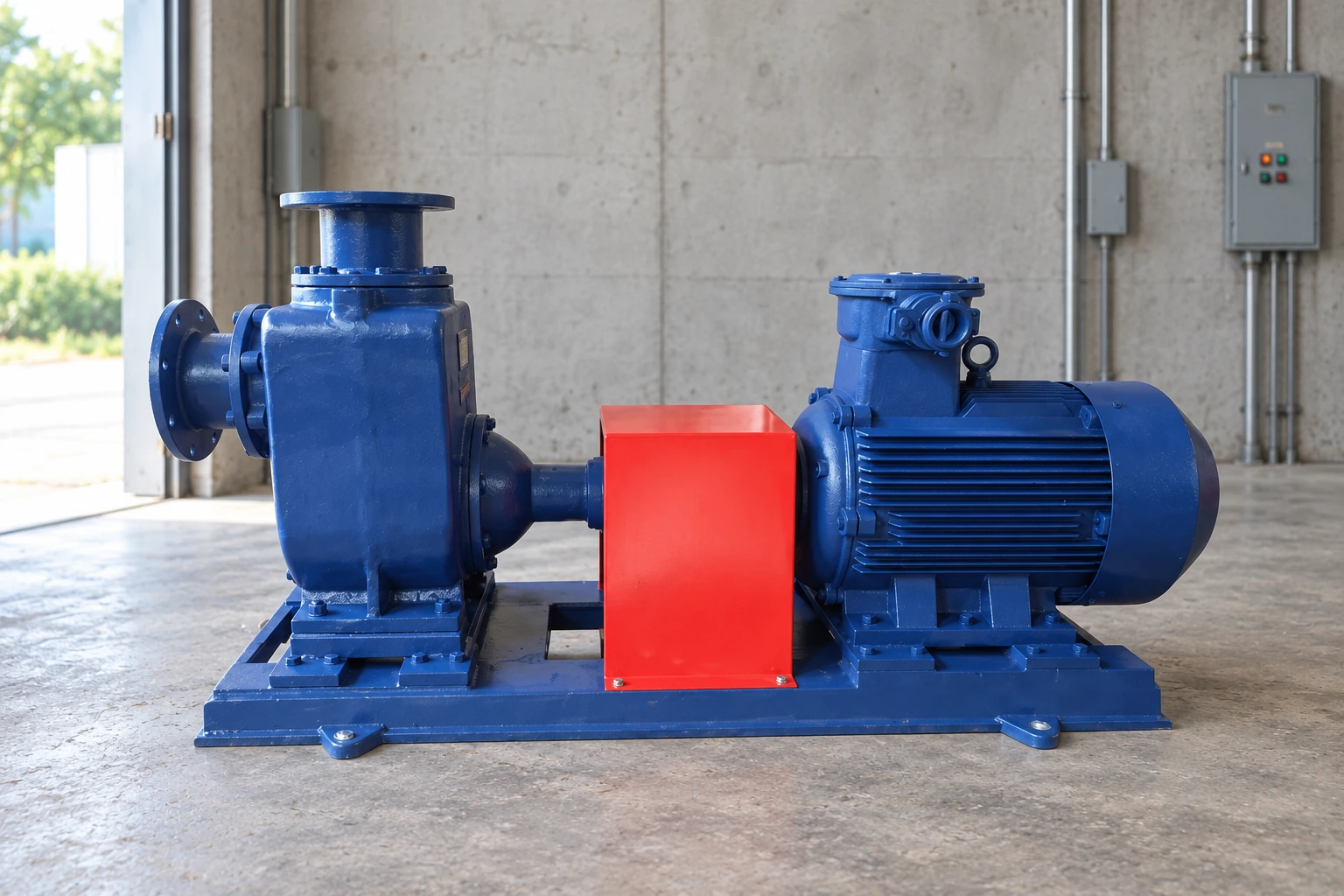 BorraPumps CYZ-A Self-Priming Oil Pump for Petrochemical Transfer — illustrative setting