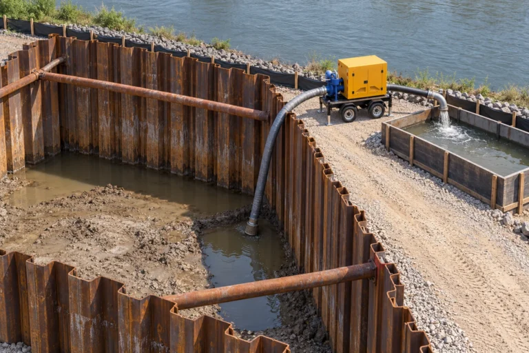 How to Select a Pump for Cofferdam Dewatering