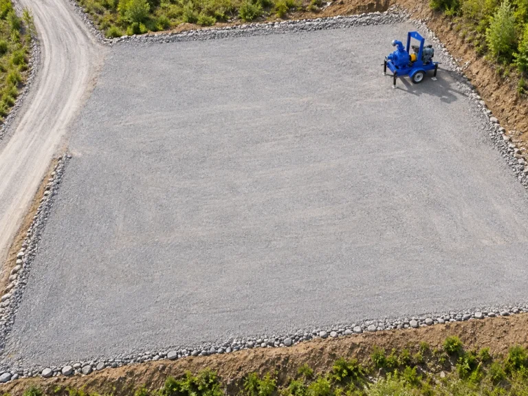 Trailer Pump Setup on Soft Ground: Stability and Access
