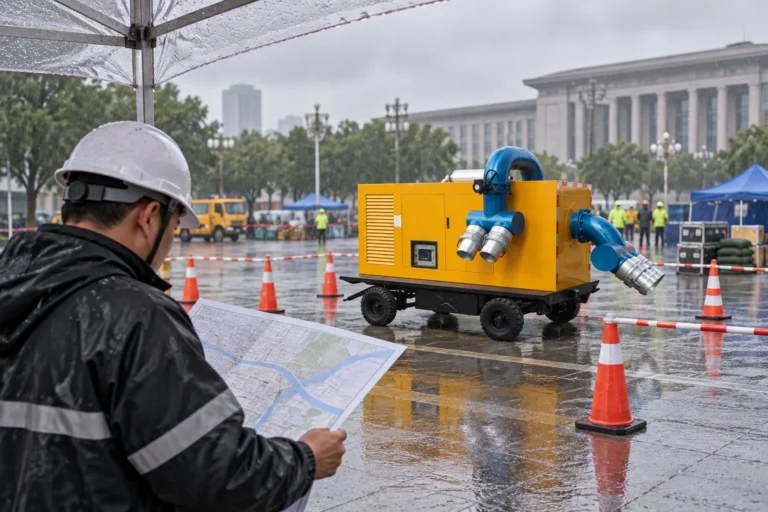 Mobile Pump Station for Municipal Flood Response