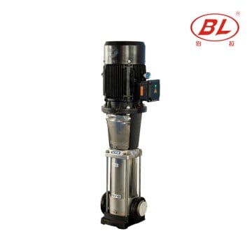BORRAPUMP vertical multistage pump shown as a product-family visual, not a specified well design